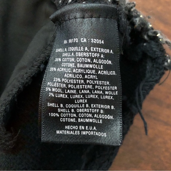 Anthropologie Cartonnier Glimmer Tweed Jacket Blazer Size Medium - Picture 7 of 11